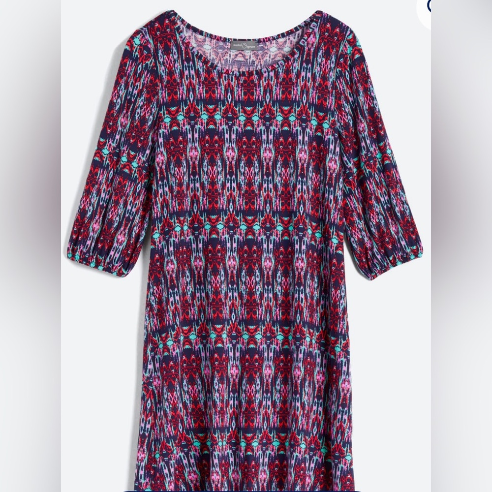 Market & Spruce Vibrant Multicolor Dress from Stich Fix